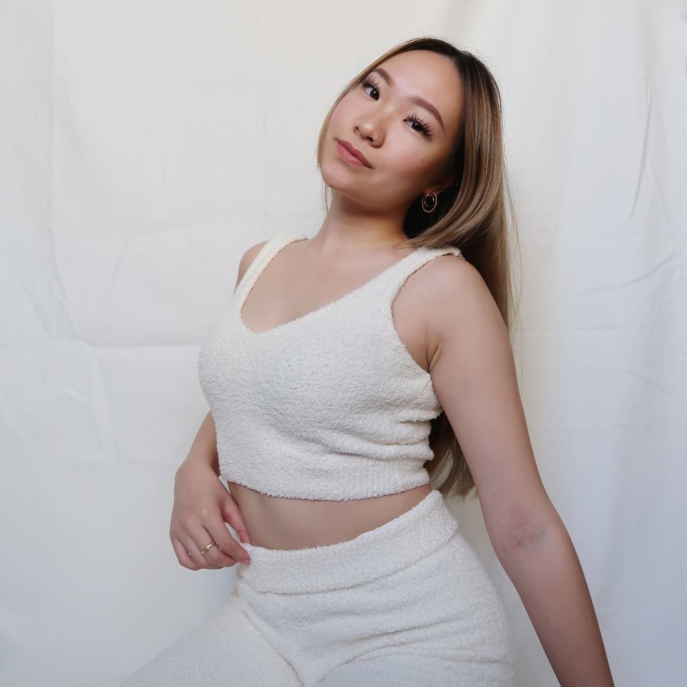 Luna Loungewear Set (White)
